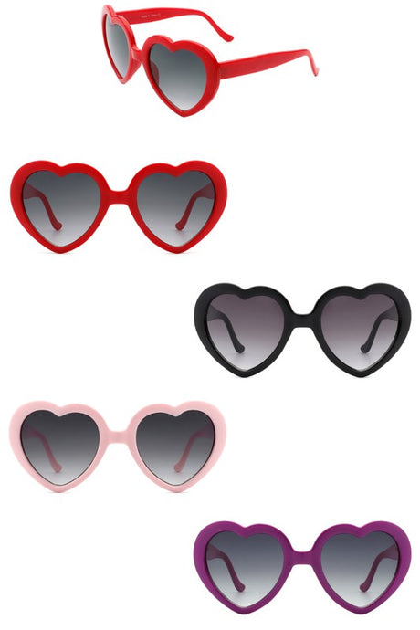 Playful Mod Clout Heart Shape Fashion Sunglasses king-general-store-5710.myshopify.com