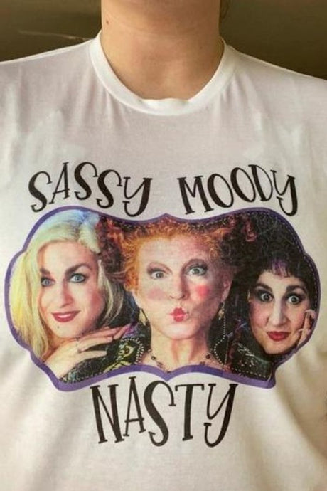 Sassy Moody Narty Hocus Pocus Graphic Tee king-general-store-5710.myshopify.com