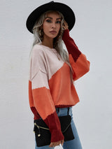 Long Sleeve Round Neck Sweater king-general-store-5710.myshopify.com