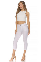 Stretchy Pull Up Capri Jeggings king-general-store-5710.myshopify.com