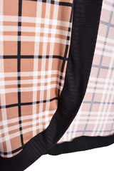 Plaid Contrast Drape Open Cardigan king-general-store-5710.myshopify.com