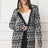 Plus Long Tribal Print Hooded Cardigan king-general-store-5710.myshopify.com