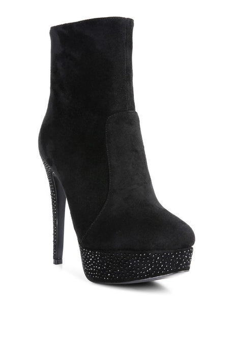 Espiree Microfiber High Heeled Ankle Boots king-general-store-5710.myshopify.com