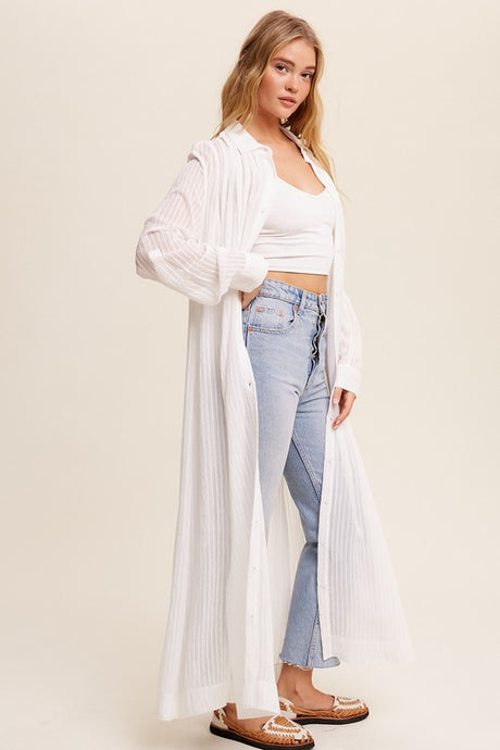 Long Button Down Shirt Maxi Dress king-general-store-5710.myshopify.com