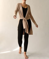 BAMBOO Waffle Slim Hooded Cardigan king-general-store-5710.myshopify.com