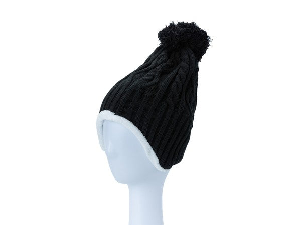 Cable Knit Ear Cover Beanie king-general-store-5710.myshopify.com