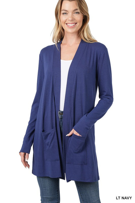 Slouchy Pocket Open Cardigan king-general-store-5710.myshopify.com