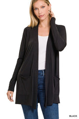 Slouchy Pocket Open Cardigan king-general-store-5710.myshopify.com