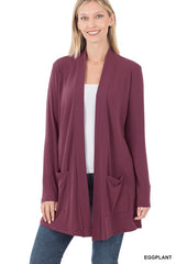 Slouchy Pocket Open Cardigan king-general-store-5710.myshopify.com