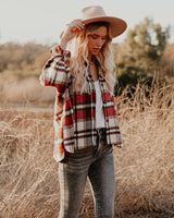 Women's Plaid Shacket king-general-store-5710.myshopify.com