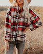 Women's Plaid Shacket king-general-store-5710.myshopify.com