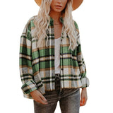 Women's Plaid Shacket king-general-store-5710.myshopify.com