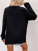 Long Sleeve Loose Fit Sweater king-general-store-5710.myshopify.com