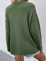 Long Sleeve Loose Fit Sweater king-general-store-5710.myshopify.com