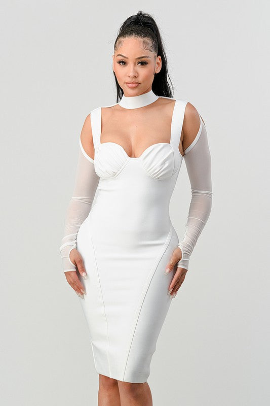 ATHINA HOLIDAY FASHION BANDAGE DRESS king-general-store-5710.myshopify.com