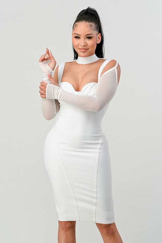 ATHINA HOLIDAY FASHION BANDAGE DRESS king-general-store-5710.myshopify.com