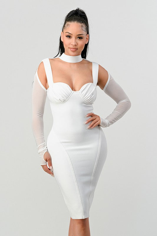 ATHINA HOLIDAY FASHION BANDAGE DRESS king-general-store-5710.myshopify.com