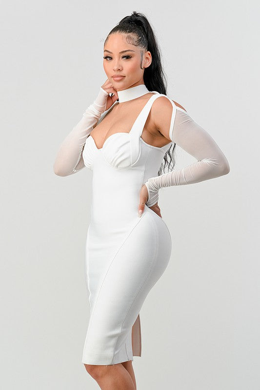 ATHINA HOLIDAY FASHION BANDAGE DRESS king-general-store-5710.myshopify.com