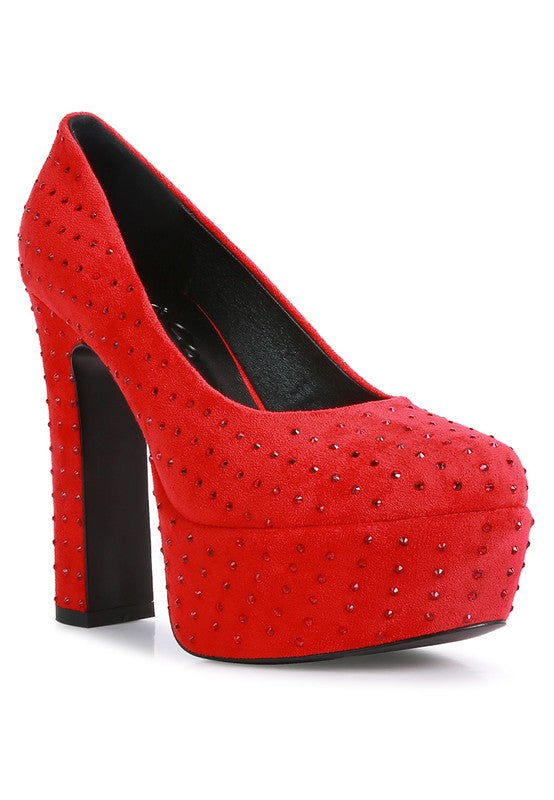 Poppins Glinting Platform High Pumps king-general-store-5710.myshopify.com