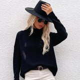 Winnie Sleeve Button Turtleneck Sweater