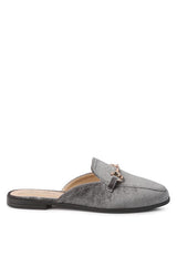 Velvet Buckled Flat Mules king-general-store-5710.myshopify.com