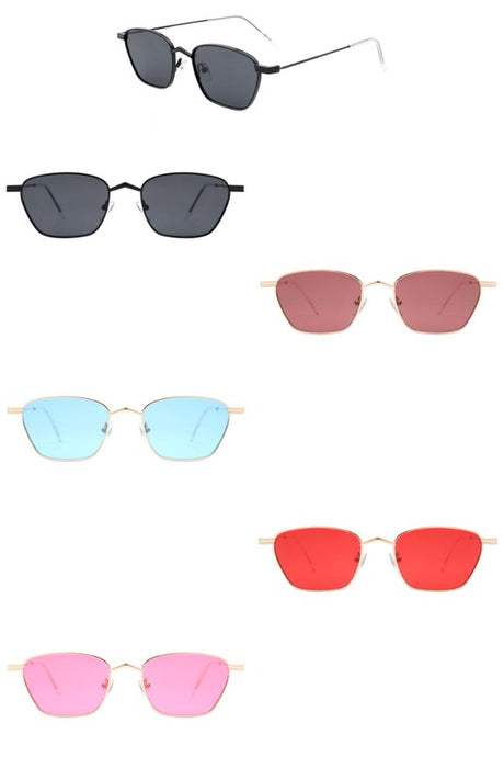 Retro Square Vintage Metal Fashion Sunglasses king-general-store-5710.myshopify.com