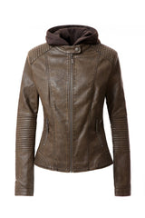 Women's PU Jacket king-general-store-5710.myshopify.com