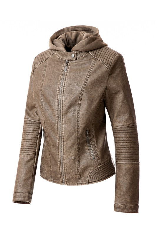 Women's PU Jacket king-general-store-5710.myshopify.com