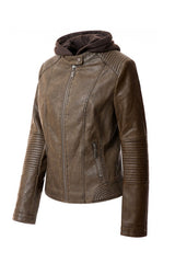Women's PU Jacket king-general-store-5710.myshopify.com