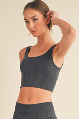 Ultra-Comfort Ribbed Sports Bra