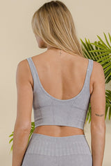 Ultra-Comfort Ribbed Sports Bra