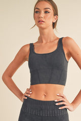 Ultra-Comfort Ribbed Sports Bra