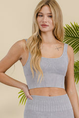 Ultra-Comfort Ribbed Sports Bra