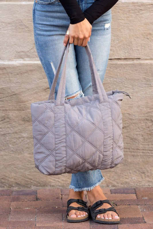 Quilted Tote king-general-store-5710.myshopify.com