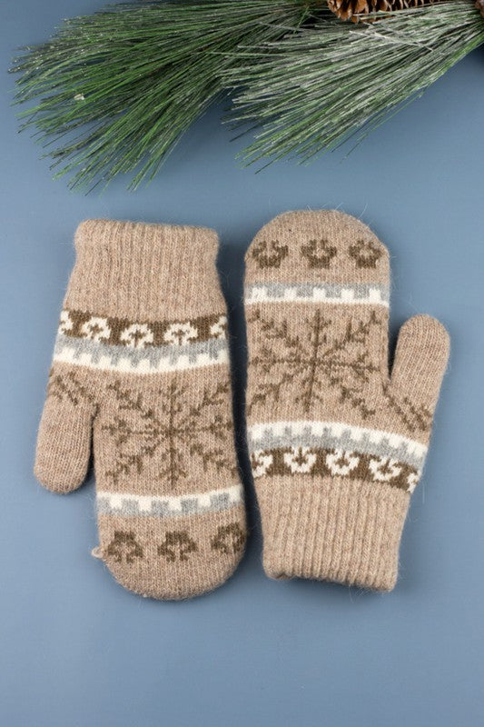 Nordic Snowflake Mittens king-general-store-5710.myshopify.com