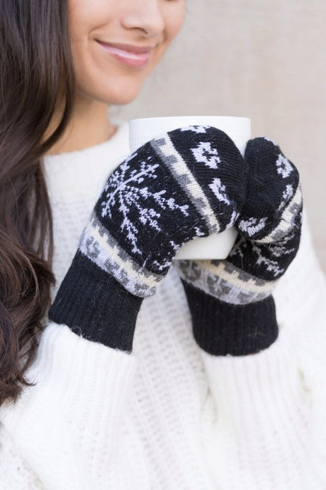 Nordic Snowflake Mittens king-general-store-5710.myshopify.com