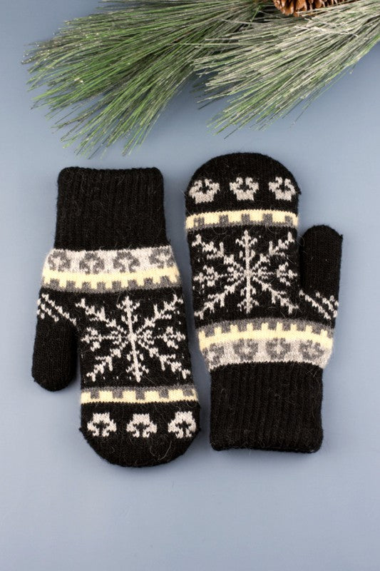 Nordic Snowflake Mittens king-general-store-5710.myshopify.com