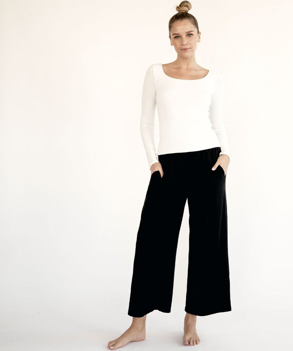 BAMBOO Long Sleeve Double Layered Top king-general-store-5710.myshopify.com