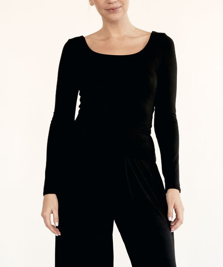 BAMBOO Long Sleeve Double Layered Top king-general-store-5710.myshopify.com