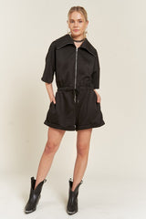 Terry Zip Up Front Romper king-general-store-5710.myshopify.com