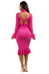 Fuchsia Sexy Fashion Maxi Dress king-general-store-5710.myshopify.com