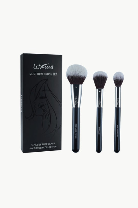 Lafeel Pure Black Collection Must Have Brush Set king-general-store-5710.myshopify.com