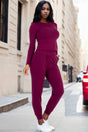 Ribbed Sweatshirt & Joggers Set king-general-store-5710.myshopify.com