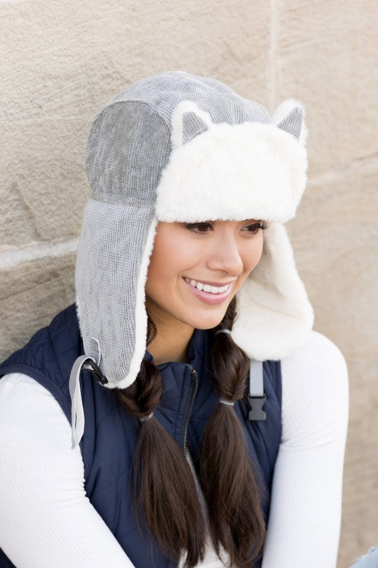 Kitten Ear Trapper Hat king-general-store-5710.myshopify.com