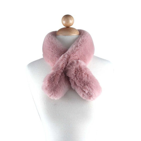 FAUX FUR PULL THROUGH SCARF king-general-store-5710.myshopify.com