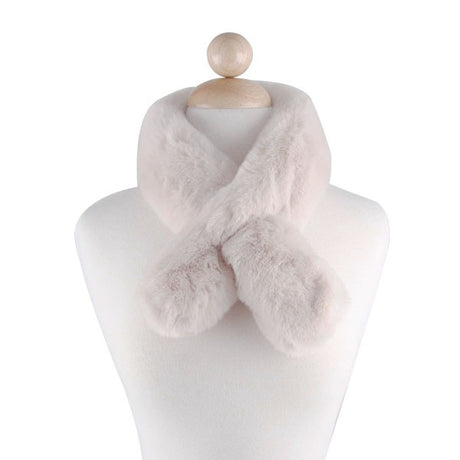 FAUX FUR PULL THROUGH SCARF king-general-store-5710.myshopify.com