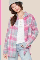 Peony Button Down Shirt