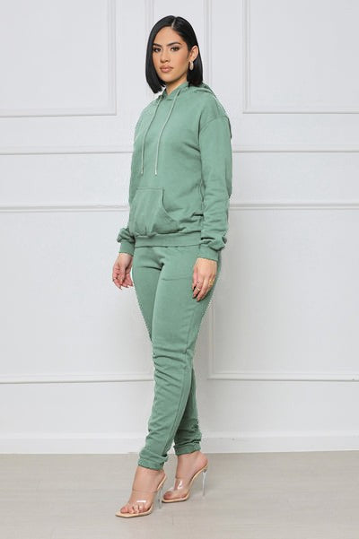 Long Sleeve Hoodie Top Sweatpant Set king-general-store-5710.myshopify.com