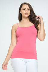 Seamless Long Spaghetti Strap Long Camisole Top