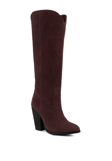 GREAT-STORM Suede Leather Calf Boots king-general-store-5710.myshopify.com